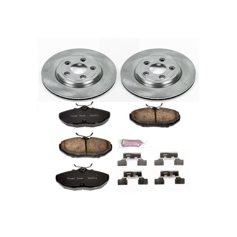 Power Stop 2005 Jaguar Vanden Plas Rear Autospecialty Brake Kit Brake Kits - OE PowerStop