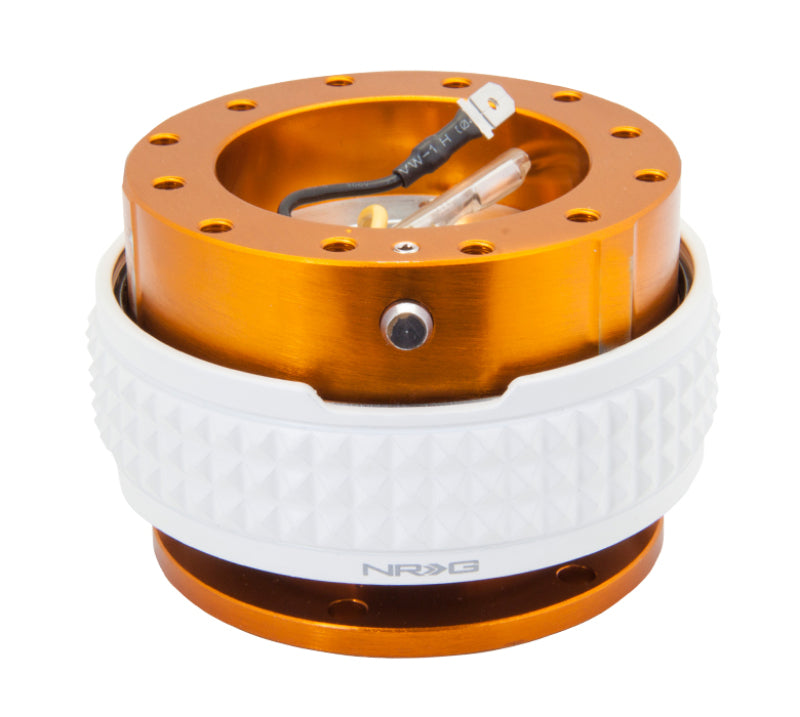 NRG Quick Release Kit - Pyramid Edition - Rose Gold Body / Glow In The Dark Pyramid Ring Quick Release Adapters NRG