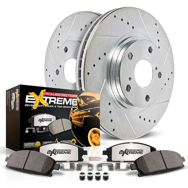 Power Stop 2023 Kia Niro Front Z36 Truck & Tow Brake Kit Brake Kits - Performance D&S PowerStop