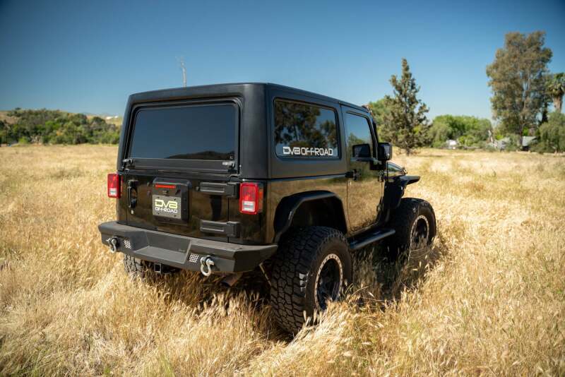 DV8 Offroad 07-18 Jeep Wrangler JK Spare Tire Delete Brackets DV8 Offroad