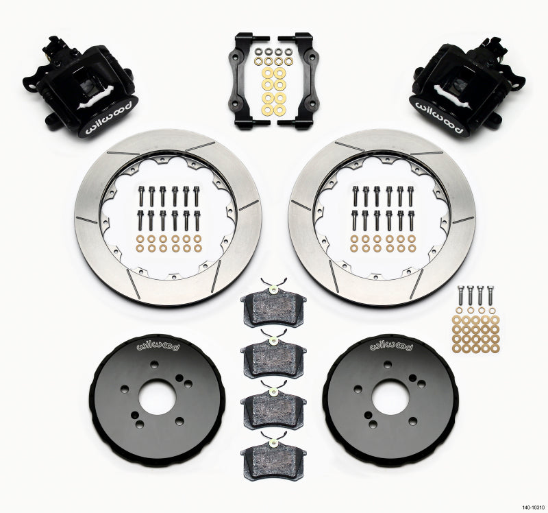 Wilwood Combination Parking Brake Rear Kit 12.88in Honda S2000 Brake Calipers - Perf Wilwood