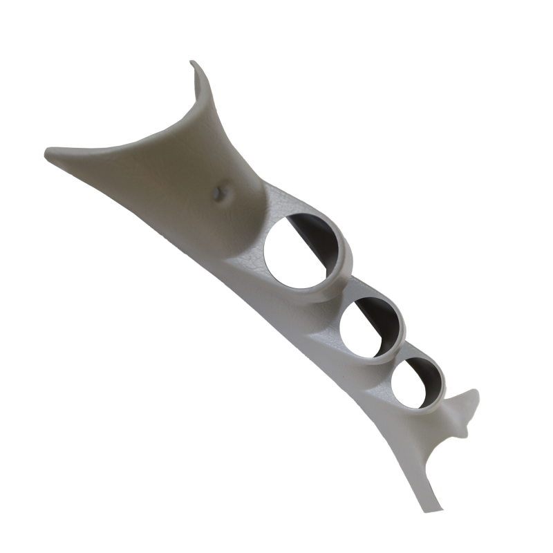Autometer 03-08 Dodge Ram / 02 Dodge 1500 Triple 52mm Pillar Pod Taupe Gauge Pods AutoMeter