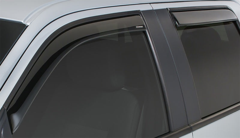 Stampede 16-21 Chevrolet Malibu Snap-Inz Sidewind Deflector 4pc - Smoke Wind Deflectors Stampede