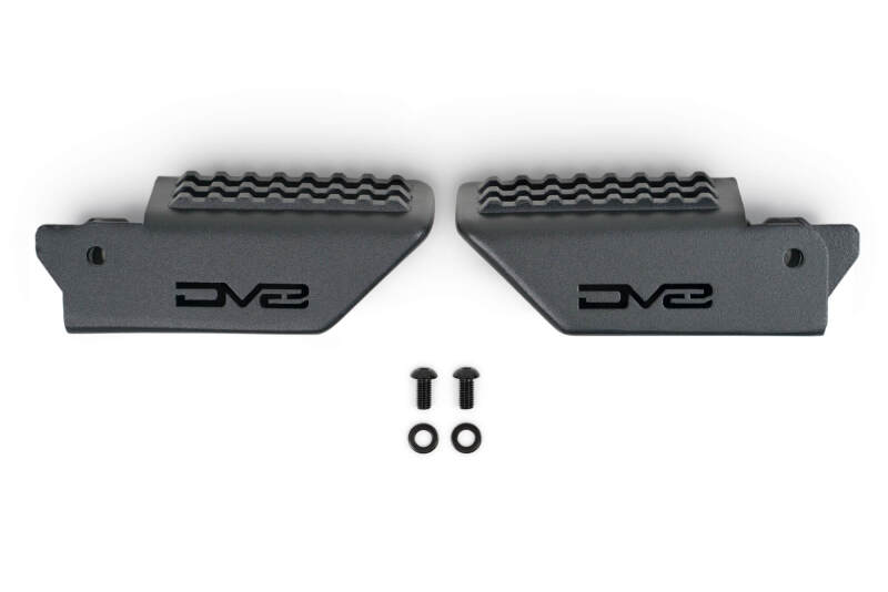 DV8 Offroad 2021+ Ford Bronco Foot Peg Pair - Black Exterior Trim DV8 Offroad