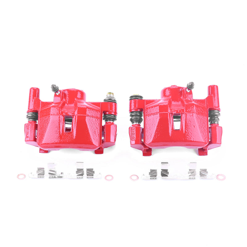 Power Stop 99-03 Lexus RX300 Rear Red Calipers w/Brackets - Pair Brake Calipers - Perf PowerStop