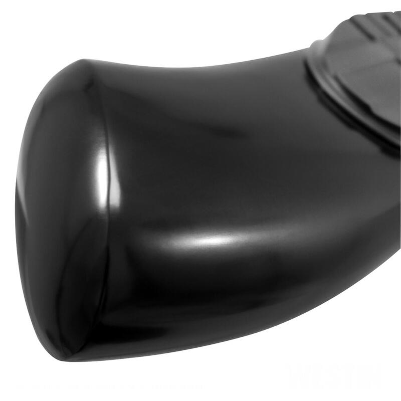 Westin 2019 Chevrolet Silverado Crew Cab w/ 6.5ft Bed PRO TRAXX 5 W2W Oval Nerf Step Bars - Black Nerf Bars Westin