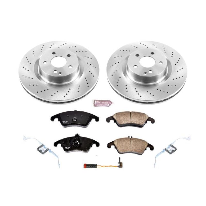 Power Stop 12-15 Mercedes-Benz C250 Front Autospecialty Brake Kit Brake Kits - OE PowerStop