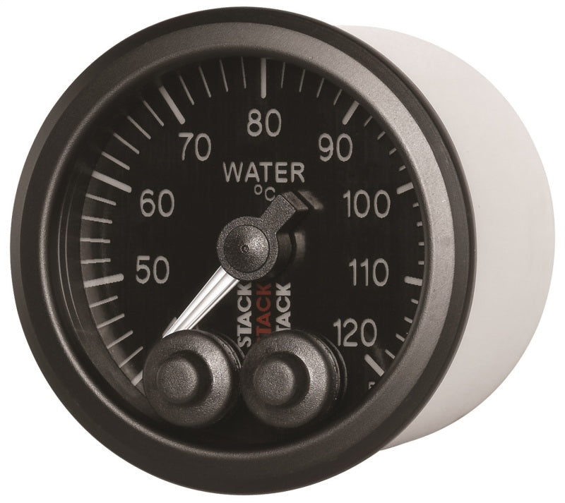 Autometer Stack 52mm 40-120 Deg C 1/8in NPTF Male Pro-Control Water Temp Gauge - Black Gauges AutoMeter