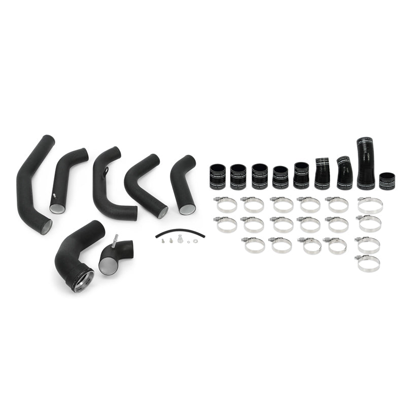 Mishimoto 15-16 Ford F-150 3.5L EcoBoost I/C Pipe Kit - Wrinkle Black Intercooler Pipe Kits Mishimoto