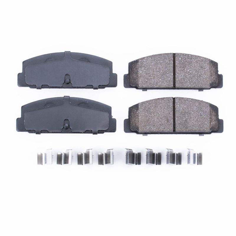 Power Stop 03-05 Mazda 6 Rear Z17 Evolution Ceramic Brake Pads w/Hardware Brake Pads - OE PowerStop