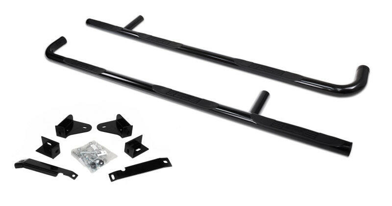 Go Rhino 14-19 Chevrolet Silverado 1500 LD Classic CC 5.8ft Bed 6000 Series SideSteps - W2W - Black Side Steps Go Rhino