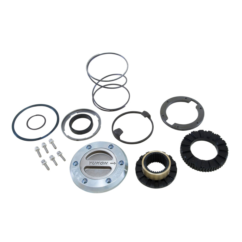 Yukon Hardcore Locking Hub Set for 00-08 Dodge 1-Ton Front w/Spin Free Kit 1 Side Only Differential Install Kits Yukon Gear & Axle