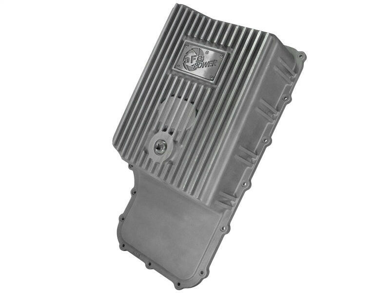 aFe Transmission Pan (Raw); Ford Trucks 6R140 11-14 V8-6.7L (td) Diff Covers aFe