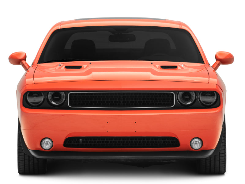 Raxiom 08-14 Dodge Challenger Halo Projctr Headlights w/Sequential Turn Signals-Blk Hsng(Clear Lens) Headlights Raxiom