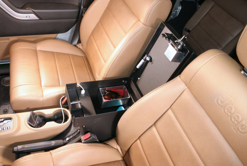 Tuffy 2011+ Jk Rear Security Console Blk- For Cargo Boxes & Bags Tuffy Products