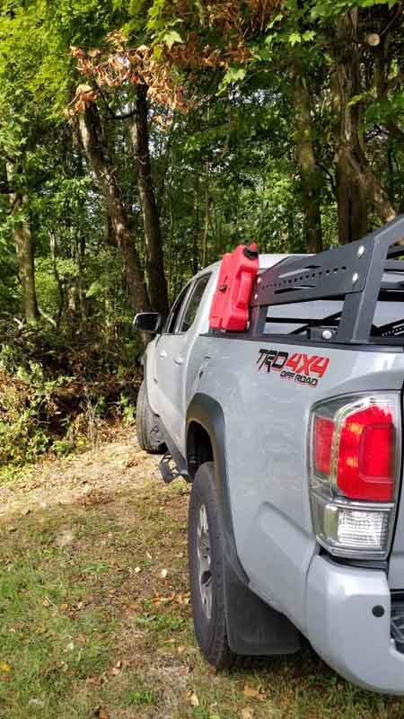 Fishbone Offroad 2016+Toyota Tacoma Long 74In Tackle Rack Bed Racks Fishbone Offroad