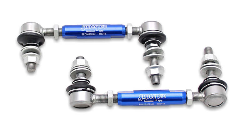 SuperPro 2003 Lexus GX470 Base Front HD Adjustable End Link Set Sway Bar Endlinks Superpro