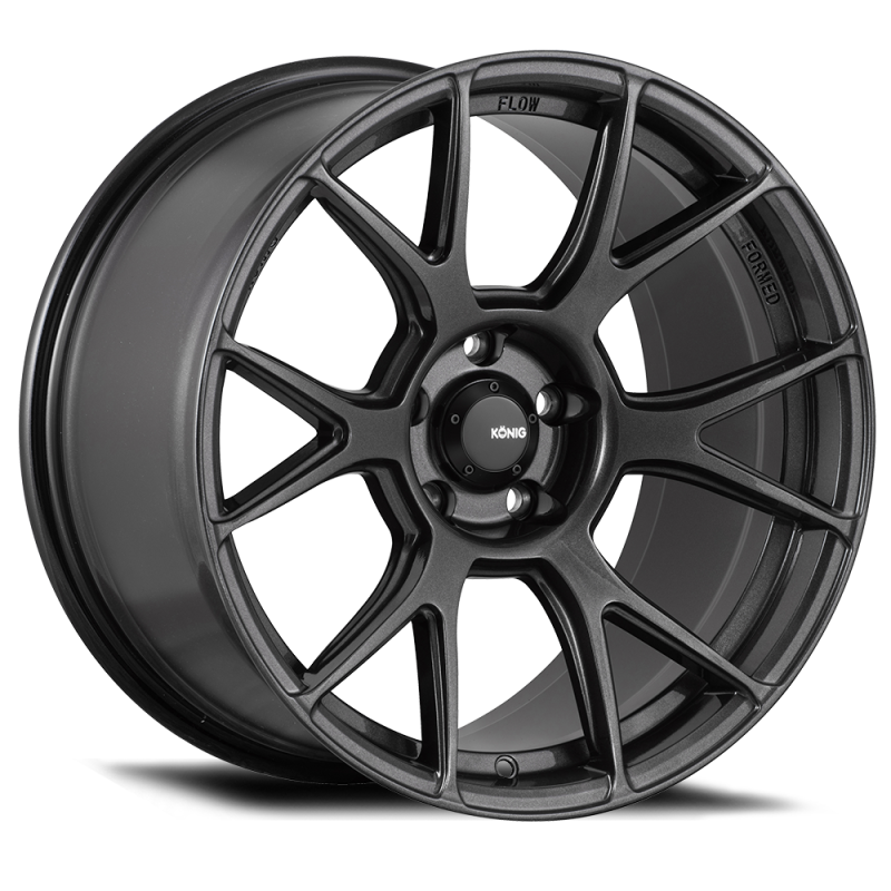 Konig Ampliform 19x10b 5x120 ET28 Dark Metallic Graphite Wheels - Cast Konig