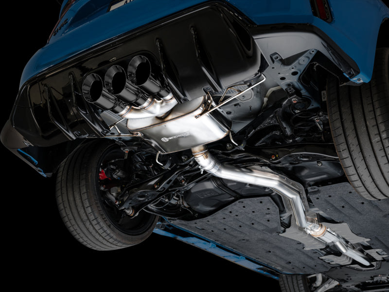 AWE Tuning 2023 Honda Civic Type R FL5 Touring Edition Exhaust w/ Triple Diamond Black Tips Catback AWE Tuning