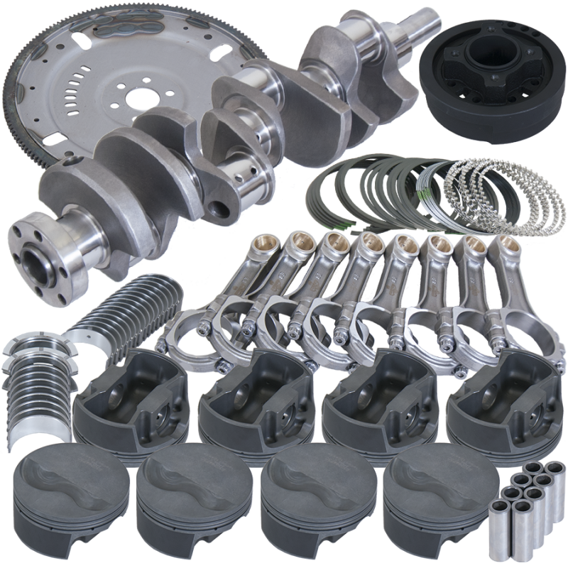 Eagle Ford 302 V-Rib Belt 164 Tooth Flexplate Balanced Rotating Assembly - 5.400in I-Beam +.060 Bore Rotating Assemblies Eagle