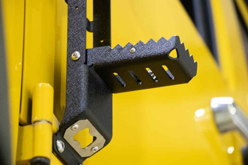 Fishbone Offroad Wrangler JK/JL/ Gladiator Door Mounted Step Side Steps Fishbone Offroad