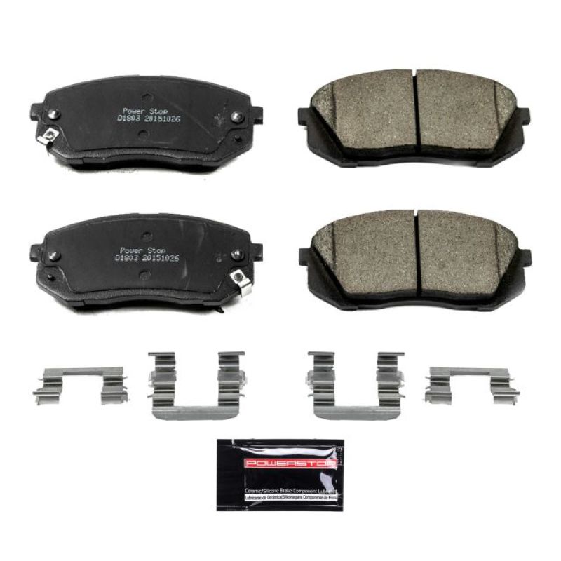 Power Stop 15-16 Hyundai Sonata Front Z23 Evolution Sport Brake Pads w/Hardware Brake Pads - Performance PowerStop