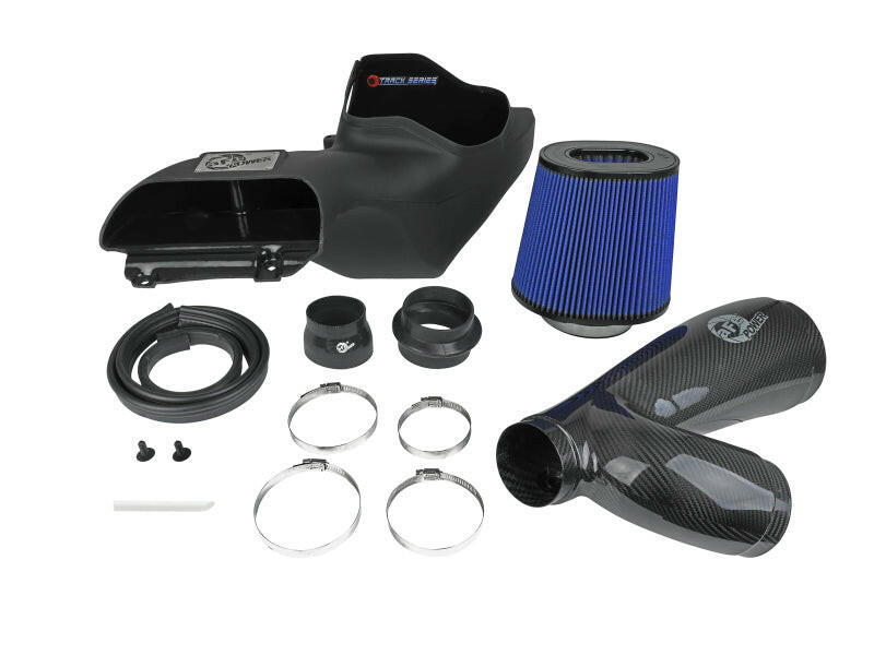 aFe 17-20 Ford F-150/Raptor Track Series Carbon Fiber Cold Air Intake System With Pro 5R Filters Cold Air Intakes aFe