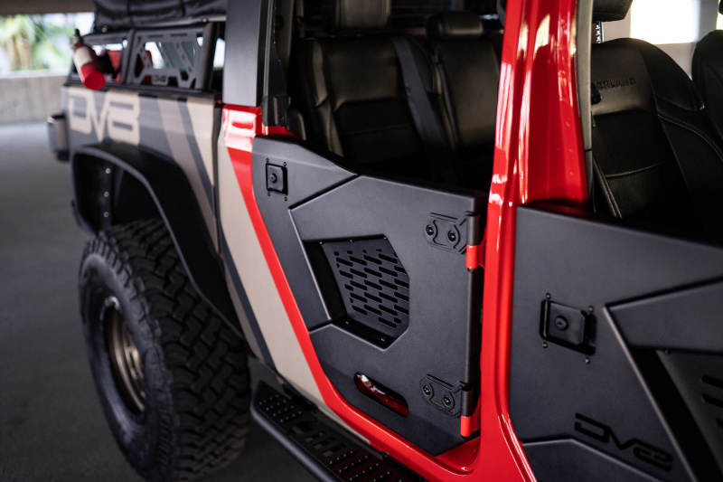DV8 Offroad 18-22 Jeep Wrangler JL/JT Spec Series Half Doors - Rear Set Doors DV8 Offroad
