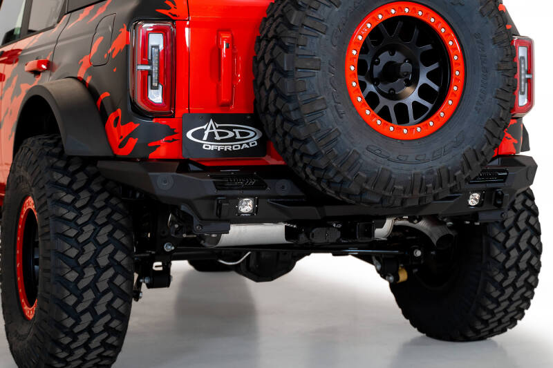 Addictive Desert Designs 21-22 Ford Bronco Stealth Fighter Rear Bumper Bumpers - Steel Addictive Desert Designs
