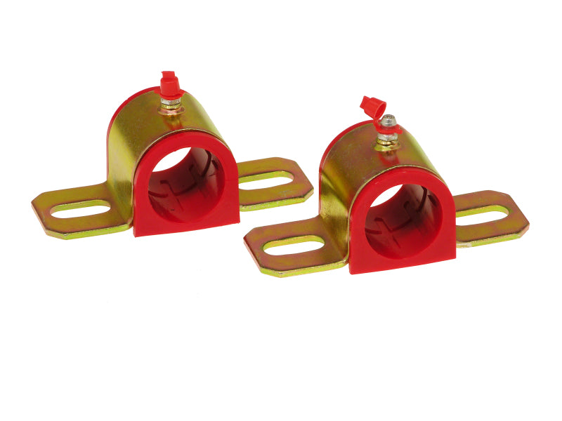 Prothane Universal Greasable Sway Bar Bushings - 1 5/16in - Type B Bracket - Red Sway Bar Bushings Prothane