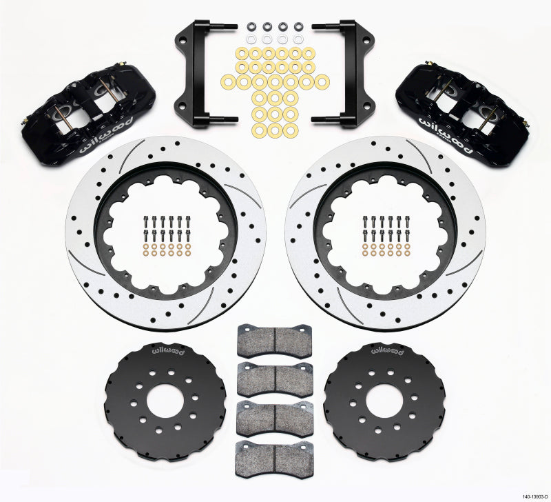Wilwood AERO6 Front Hat Kit 15.00 Drilled 97-04 Corvette C5/Z06 05-13 C6 Big Brake Kits Wilwood