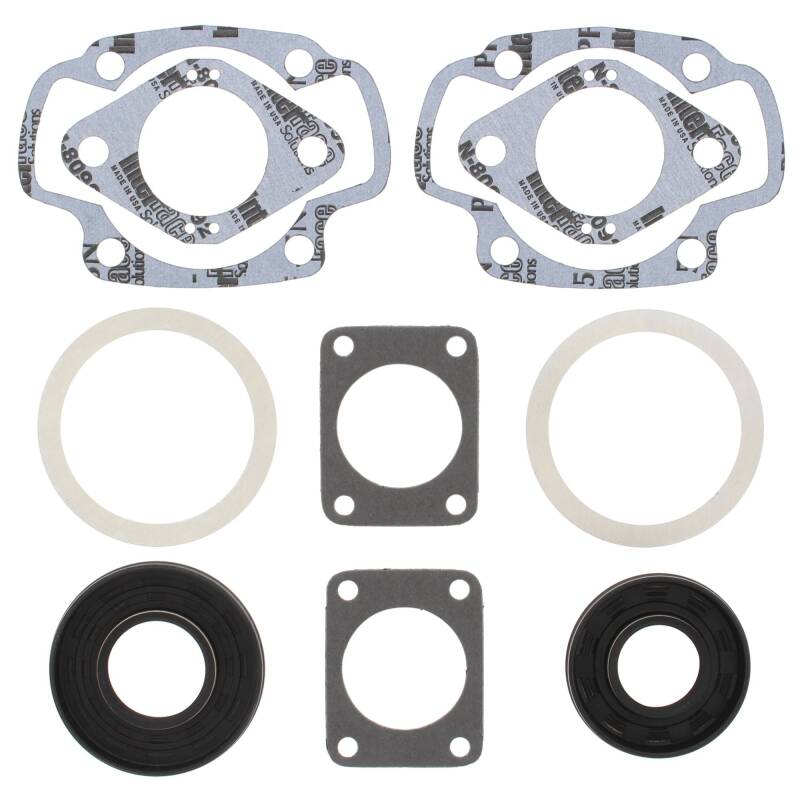Vertex Gaskets 73-74 Arctic Cat Twin 400 (Kawasaki) FA/2 Complete Gasket Kit w/ Oil Seals Engine Hardware Vertex Pistons