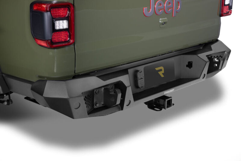 Go Rhino 20-26 Jeep Gladiator JT Crew Cab Trailline Rear Full Width Bumper - Tex. Blk Bumpers - Steel Go Rhino