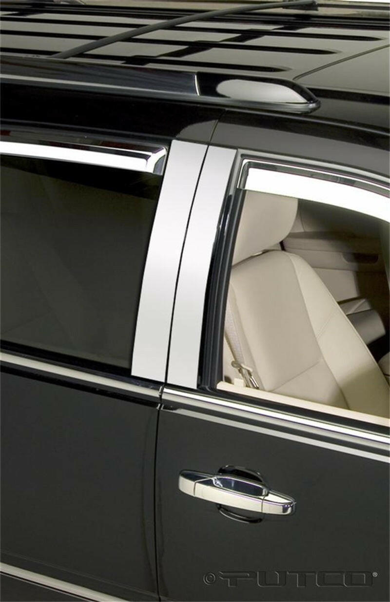 Putco 07-13 Cadillac Escalade EXT - 4pcs Stainless Steel Pillar Posts Classic Exterior Trim Putco