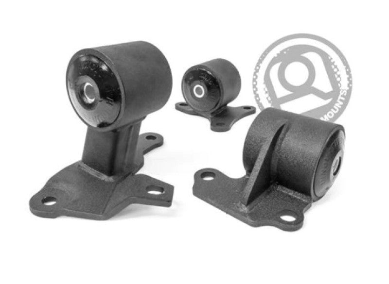 Innovative 94-97 Accord H-Series Black Steel Mounts 85A Bushings (Auto to Manual) Engine Mounts Innovative Mounts