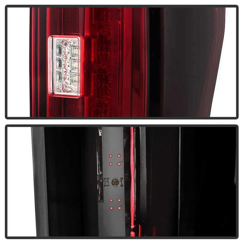Spyder 17-18 Ford F-250 SD (w/Blind Spot Sens) LED Only Tail Lights - Red Clr (ALT-YD-FS17BS-LED-RC) Tail Lights SPYDER