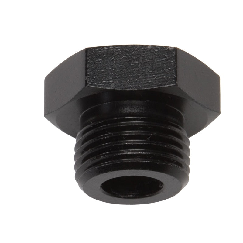 Russell Performance -6 AN Straight Thread Plug (Black) Fittings Russell