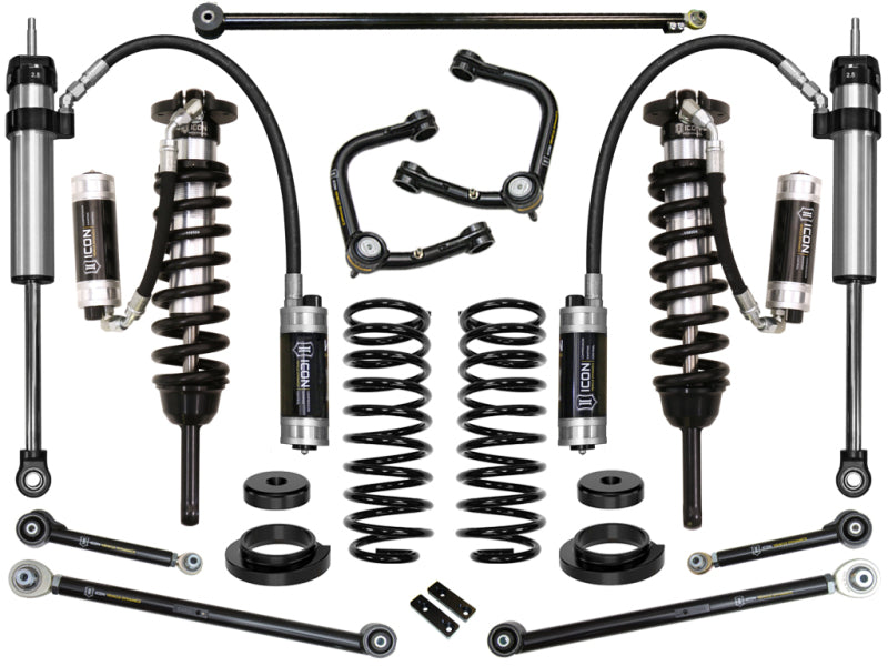 ICON 03-09 Lexus GX470 0-3.5in Stage 7 Suspension System w/Tubular UCA Coilover Components ICON
