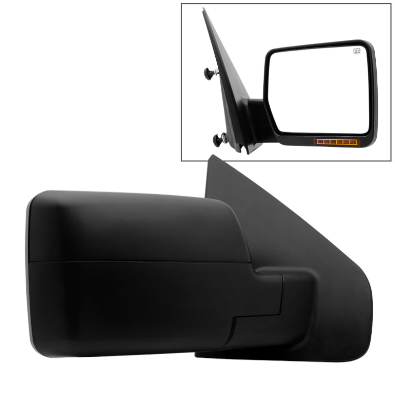 xTune Ford F150 04-06 Power Heated Amber LED Signal OE Mirror Right MIR-03348AEBH-P-R Side Mirrors SPYDER