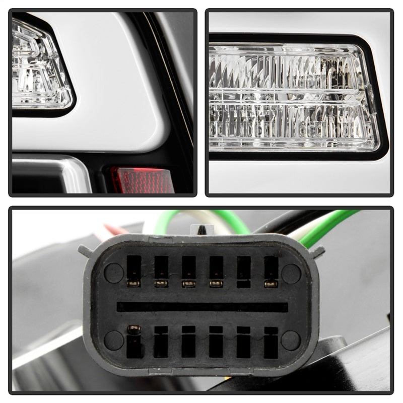 Spyder Apex 19-23 Dodge Ram 1500 (w/ Factory LED) LED Tail Light - Black (ALT-YD-DR19LEDT2-SEQ-BK) Tail Lights SPYDER