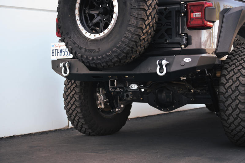 DV8 Offroad 07-21 Jeep Wrangler (JK/JL) Bolt-On Hitch w/ Lights Hitch Receivers DV8 Offroad