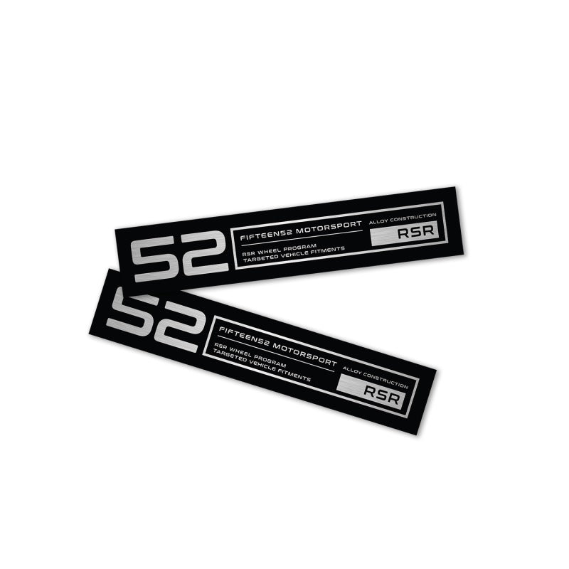 fifteen52 Holeshot RSR Wheel Lip Decal Set of Four - Black Wheel Accessories fifteen52