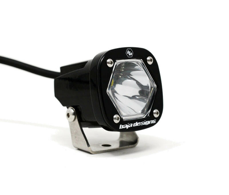 Baja Designs S1 Spot LED Light w/ Mounting Bracket Single Light Bars & Cubes Baja Designs