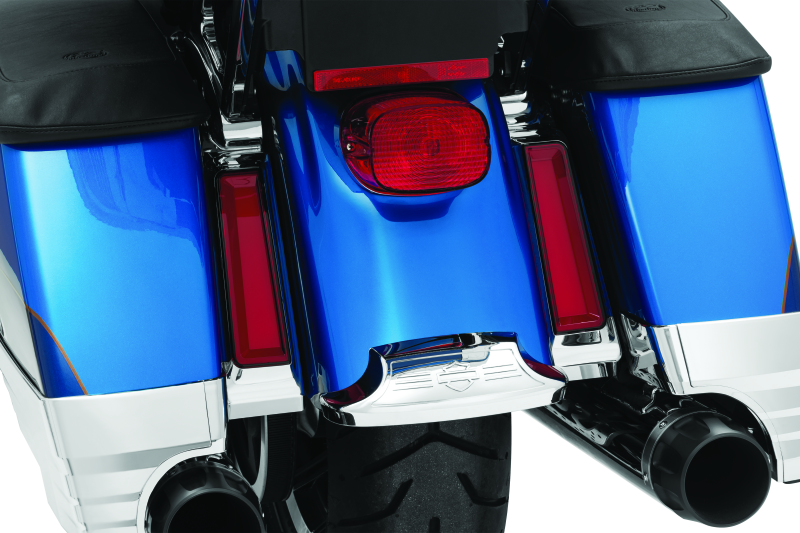 Kuryakyn Tracer L.E.D. Inserts For Saddlebag Supports Chrome Brackets Kuryakyn