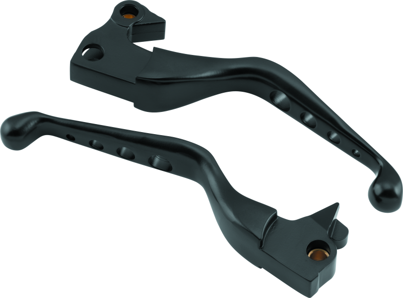Bikers Choice 04-13 XL O-Series 4 Holed Lever Set Black Levers Bikers Choice