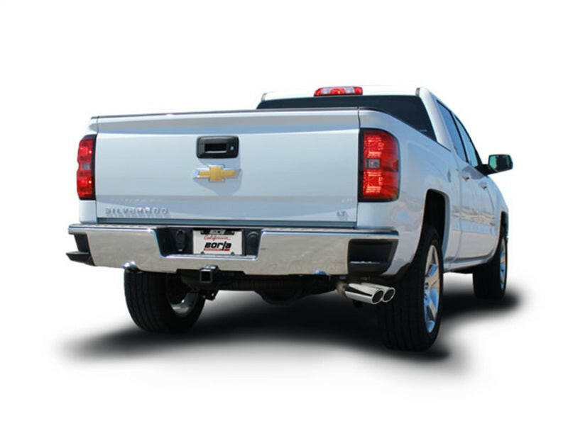 Borla 14 Silv/Sierra 1500 EC Std/CC Short 143.5in WB ATAK Dual Rolled Side Exit Cat-Back Exhaust Catback Borla