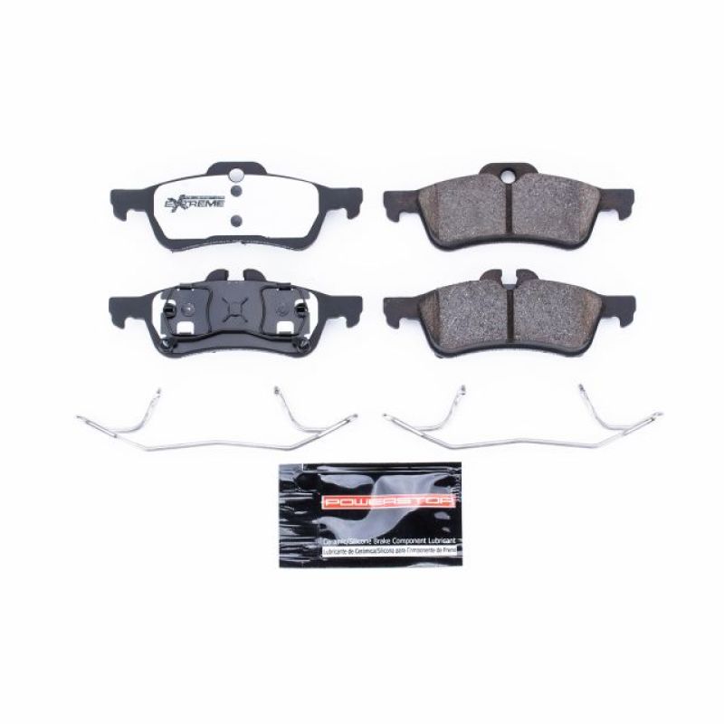 Power Stop 04-08 Mini Cooper Rear Z26 Extreme Street Brake Pads w/Hardware Brake Pads - Performance PowerStop