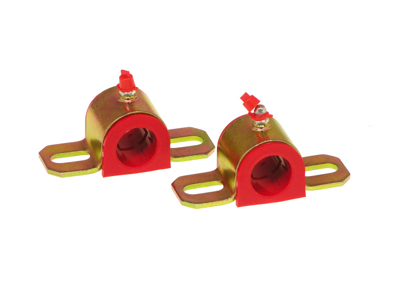 Prothane Universal Greasable Sway Bar Bushings - 23MM - Type A Bracket - Red Sway Bar Bushings Prothane