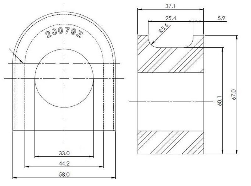 SuperPro 07-18 Chevrolet Silverado 1500 2WD 34mm Front Sway Bar Mount Bushing Set Sway Bar Bushings Superpro