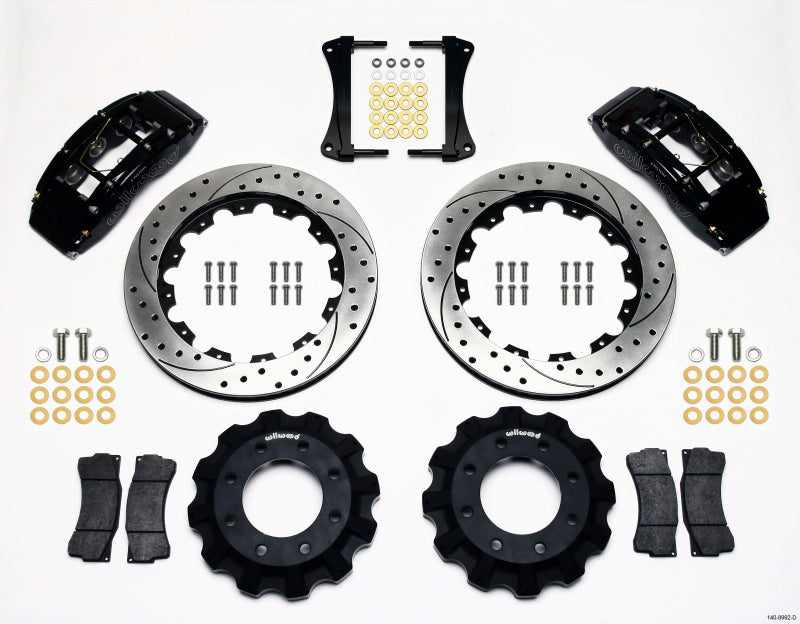 Wilwood TC6R Front Kit 16.00in Drilled 1999-2014 GM Truck/SUV 1500 Big Brake Kits Wilwood